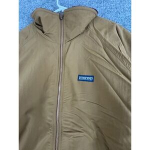 Men's Tall XXL Brown Lands' End Squall Jacket Insulated Zip Front Coat